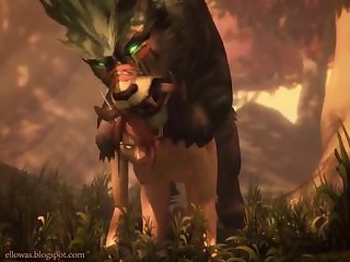 Lara Croft Fuck By Dog