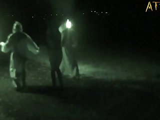 Little Asian Takes Big Animal Cock