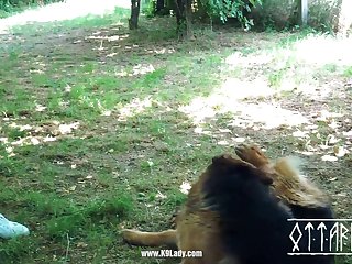 It Looked Her In The Eyes And Began To Growl